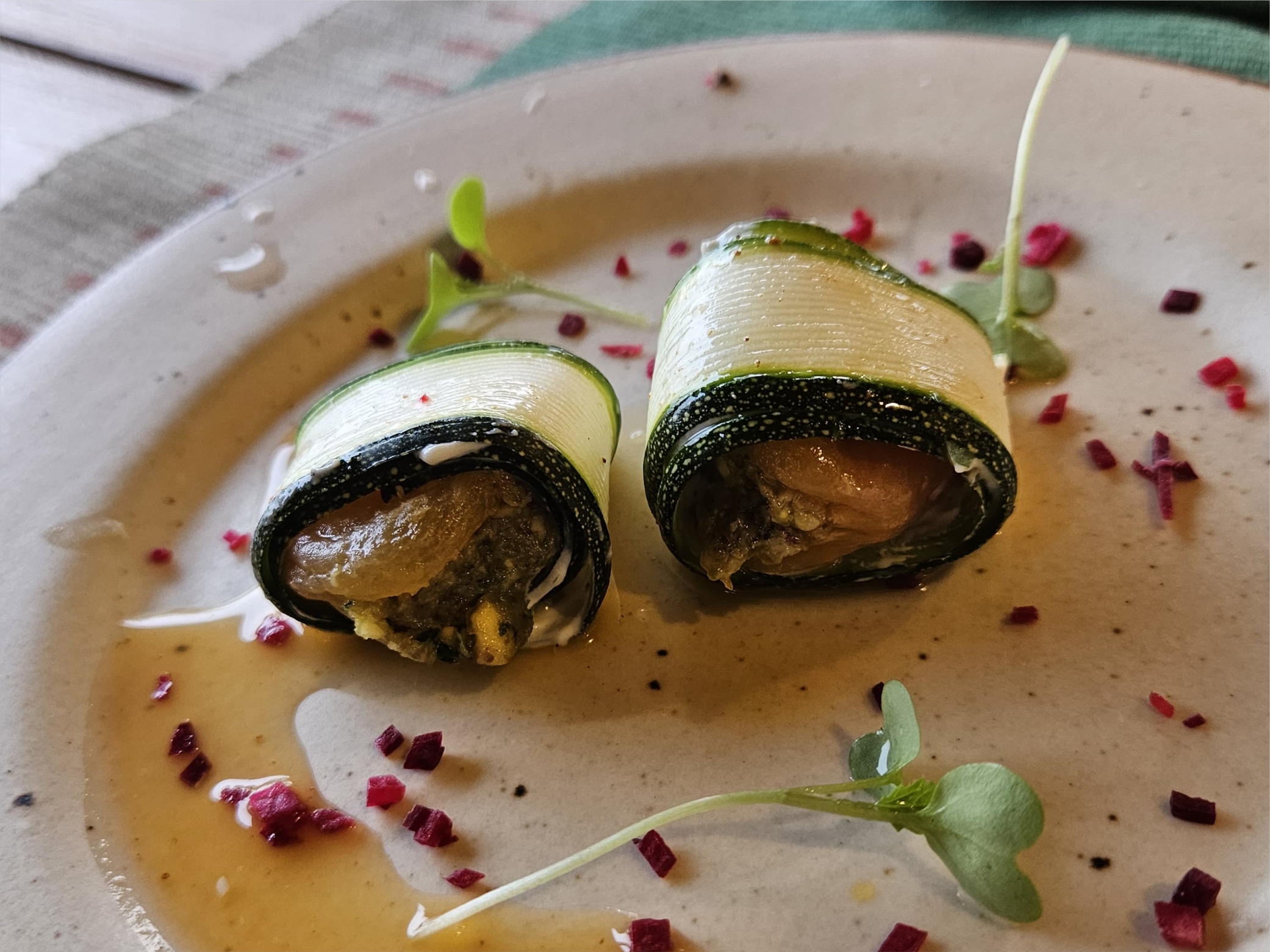 Zucchini Apricot Wrap